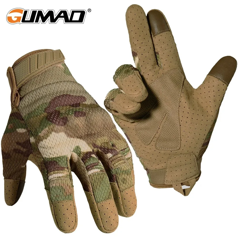 Outdoor Sport Gloves - Gants moulants à écran tactile camouflage,