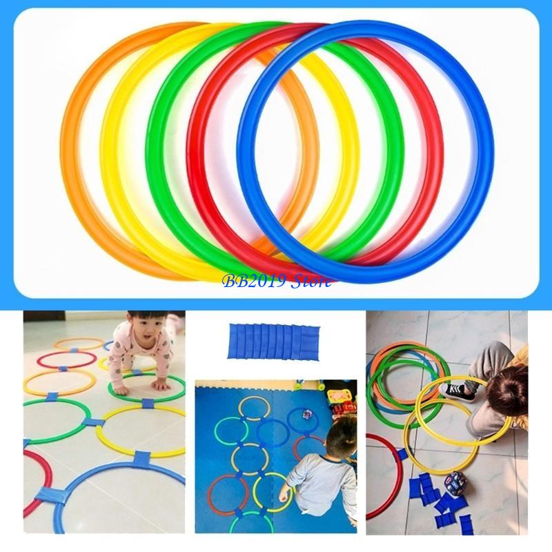 Indoor Sport And Outdoor Sports - Q0KB – ensemble cerceaux saut colorés,