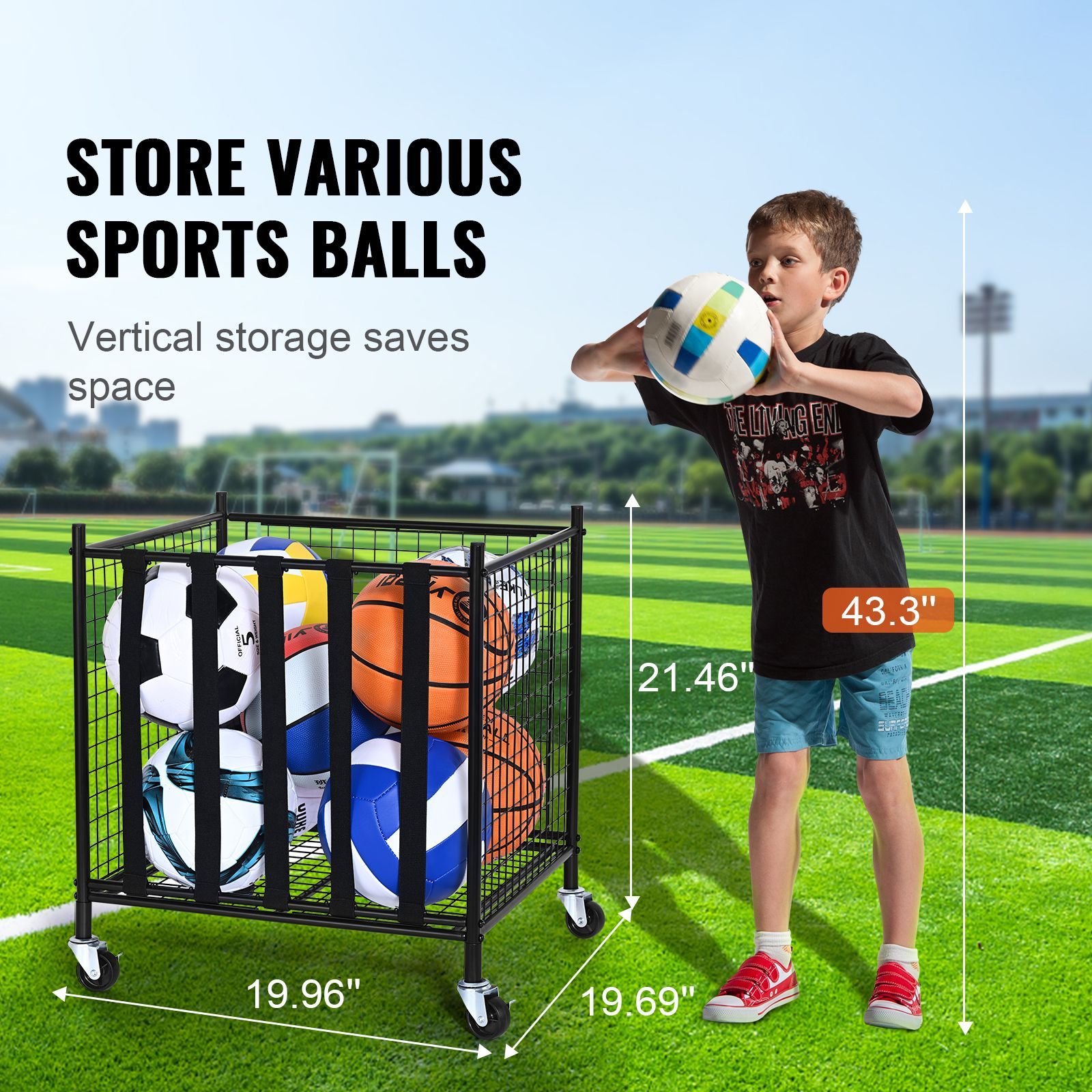 Chariot de rangement pour ball - Indoor Sport And Outdoor Sports avis et prix