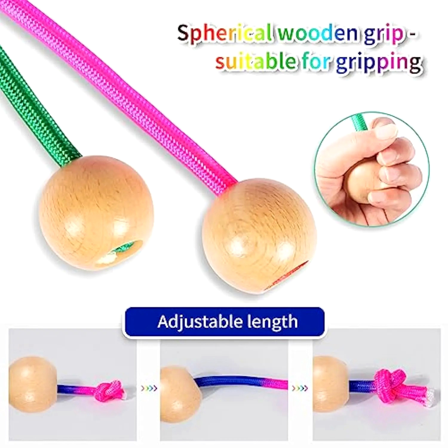 Corde à sauter longue arc-en-c - Speed Skipping Rope avis et prix