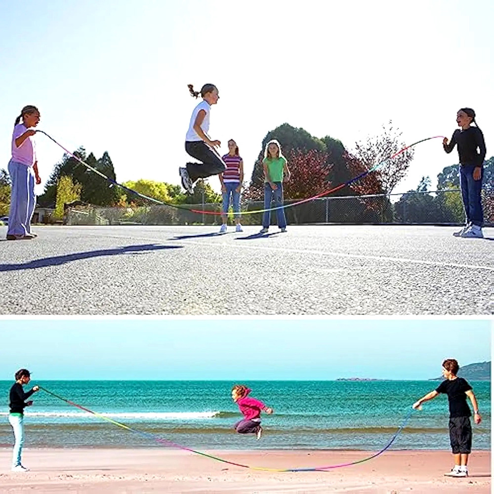 Corde à sauter longue arc-en-c - Speed Skipping Rope avis et prix