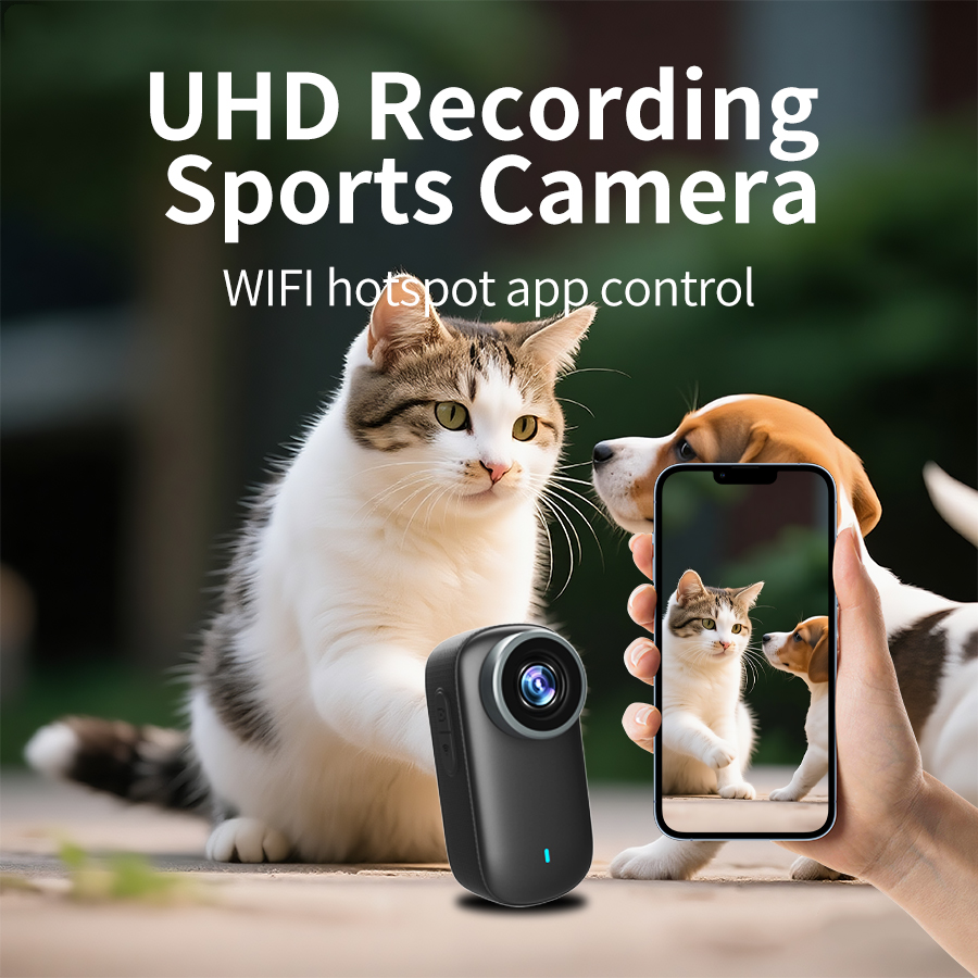 Caméra d'action 4K pour animau - Indoor Sport And Outdoor Sports avis et prix
